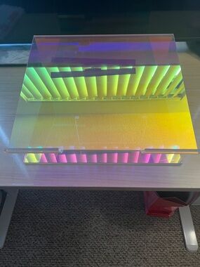 Iridescent Acrylic Tablet/Laptop/Accessory Stand - Gradient